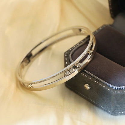 [LumiVibe]Move Romane Diamond Bangle Bracelet