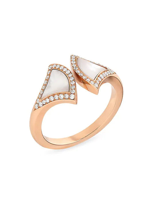 [LumiVibe]DREAM MOP DIAMOND OPEN RING