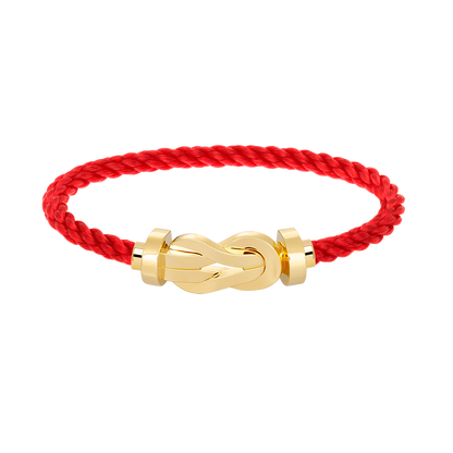 [LumiVibe]CHANCE LARGE 8 FIGURE BUCKLE NO DIAMOND BRACELET GOLD