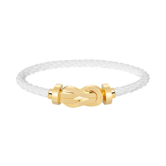 [LumiVibe]CHANCE LARGE 8 FIGURE BUCKLE NO DIAMOND BRACELET GOLD