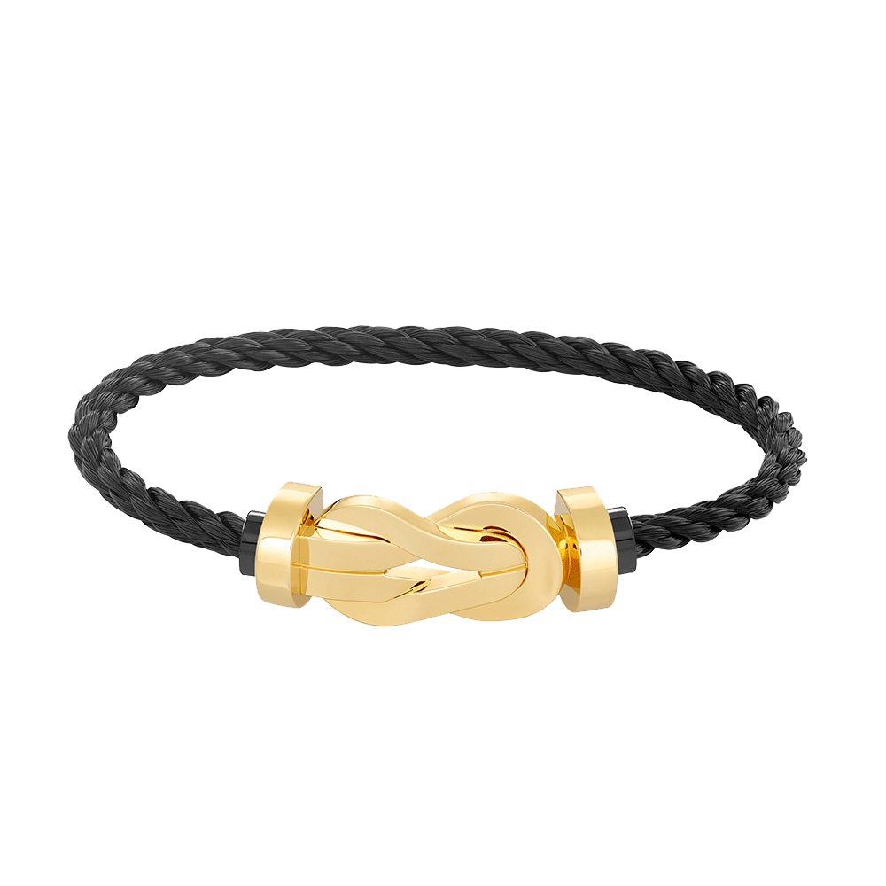 [LumiVibe]CHANCE LARGE 8 FIGURE BUCKLE NO DIAMOND BRACELET GOLD