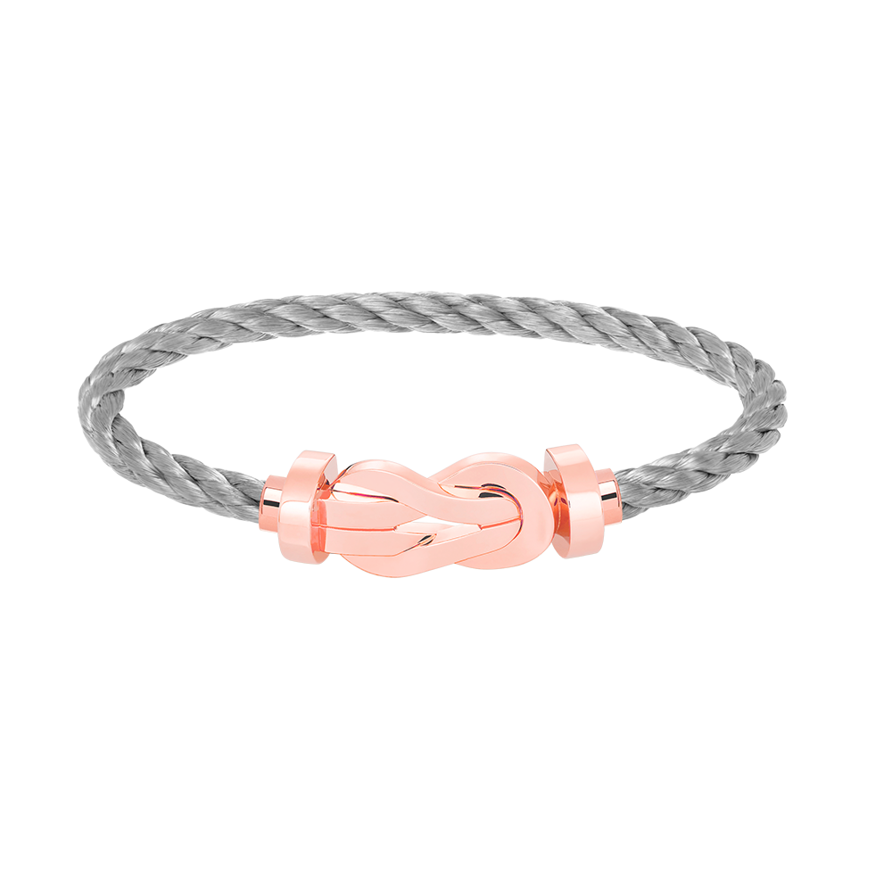 [LumiVibe]CHANCE LARGE 8 FIGURE BUCKLE NO DIAMOND BRACELET ROSE GOLD