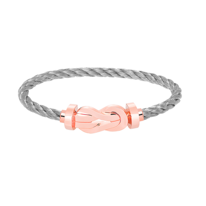 [LumiVibe]CHANCE LARGE 8 FIGURE BUCKLE NO DIAMOND BRACELET ROSE GOLD