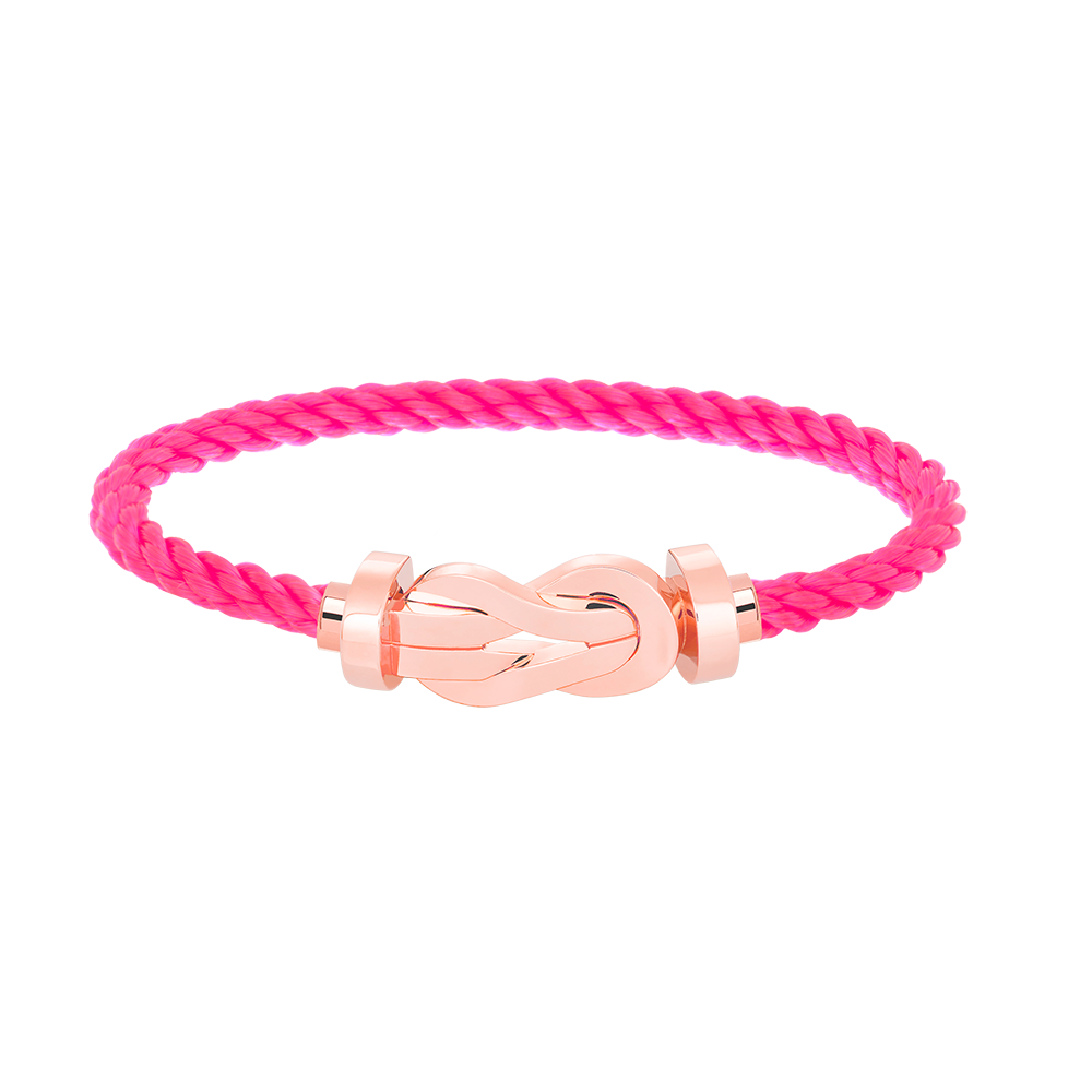 [LumiVibe]CHANCE LARGE 8 FIGURE BUCKLE NO DIAMOND BRACELET ROSE GOLD