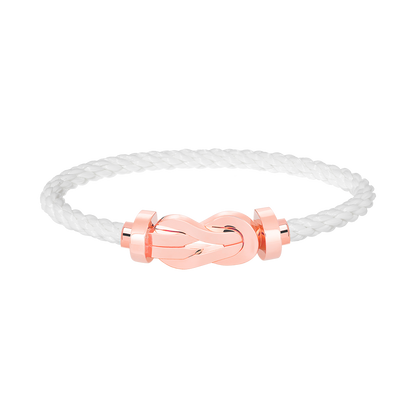 [LumiVibe]CHANCE LARGE 8 FIGURE BUCKLE NO DIAMOND BRACELET ROSE GOLD
