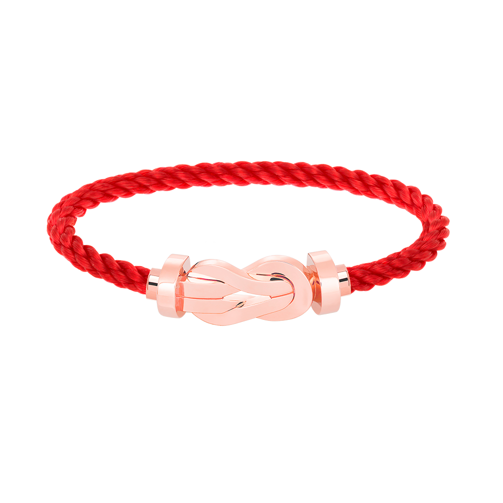 [LumiVibe]CHANCE LARGE 8 FIGURE BUCKLE NO DIAMOND BRACELET ROSE GOLD