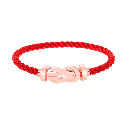 [LumiVibe]CHANCE LARGE 8 FIGURE BUCKLE NO DIAMOND BRACELET ROSE GOLD