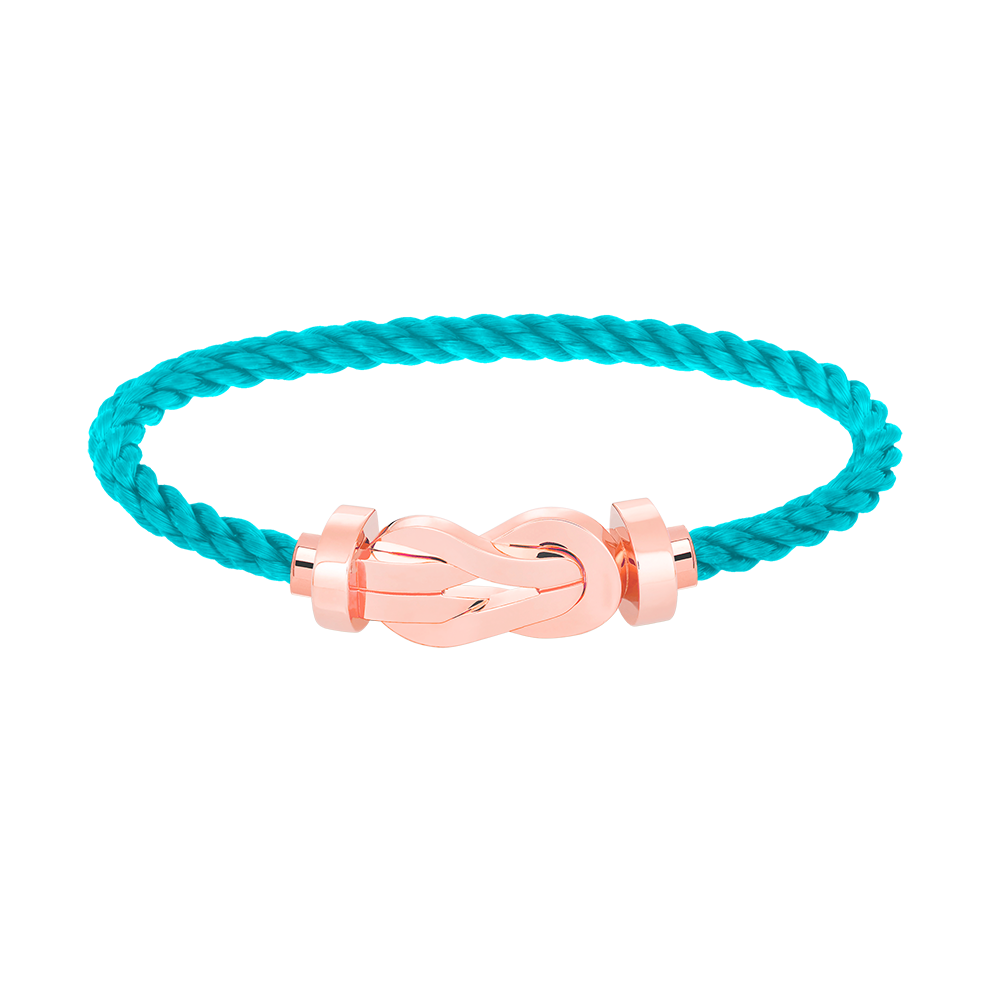 [LumiVibe]CHANCE LARGE 8 FIGURE BUCKLE NO DIAMOND BRACELET ROSE GOLD