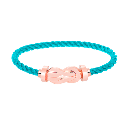 [LumiVibe]CHANCE LARGE 8 FIGURE BUCKLE NO DIAMOND BRACELET ROSE GOLD