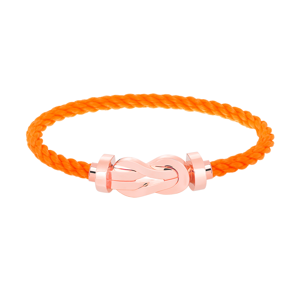 [LumiVibe]CHANCE LARGE 8 FIGURE BUCKLE NO DIAMOND BRACELET ROSE GOLD