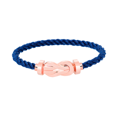 [LumiVibe]CHANCE LARGE 8 FIGURE BUCKLE NO DIAMOND BRACELET ROSE GOLD