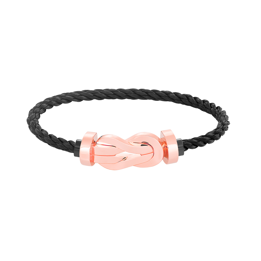 [LumiVibe]CHANCE LARGE 8 FIGURE BUCKLE NO DIAMOND BRACELET ROSE GOLD