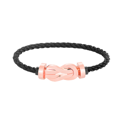 [LumiVibe]CHANCE LARGE 8 FIGURE BUCKLE NO DIAMOND BRACELET ROSE GOLD