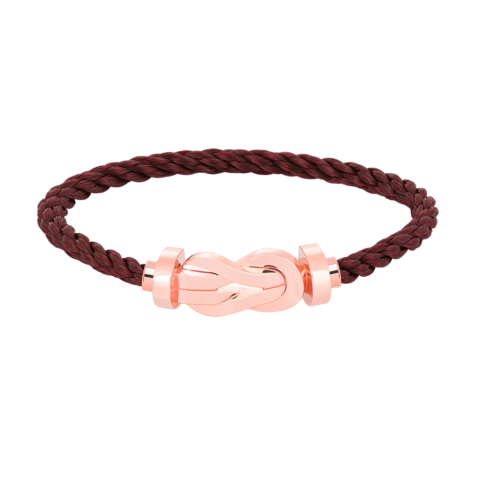 [LumiVibe]CHANCE LARGE 8 FIGURE BUCKLE NO DIAMOND BRACELET ROSE GOLD