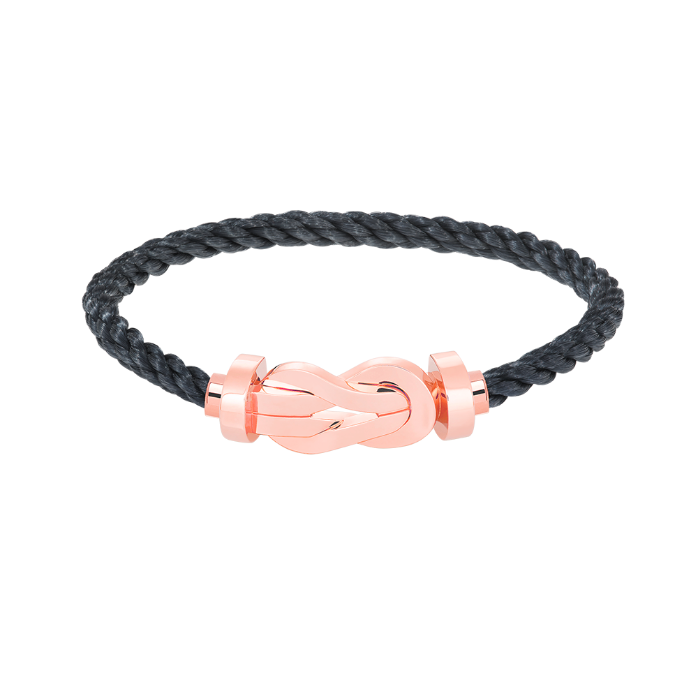 [LumiVibe]CHANCE LARGE 8 FIGURE BUCKLE NO DIAMOND BRACELET ROSE GOLD