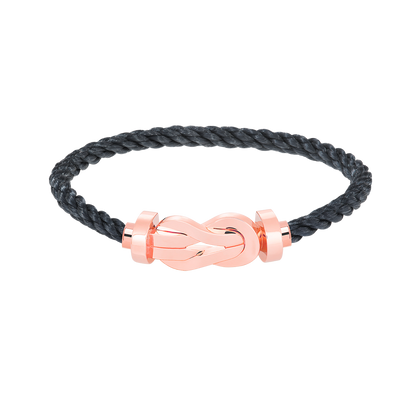 [LumiVibe]CHANCE LARGE 8 FIGURE BUCKLE NO DIAMOND BRACELET ROSE GOLD