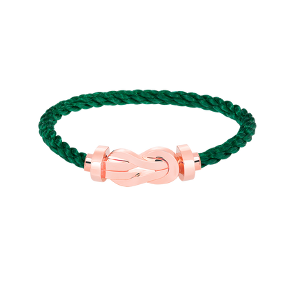 [LumiVibe]CHANCE LARGE 8 FIGURE BUCKLE NO DIAMOND BRACELET ROSE GOLD