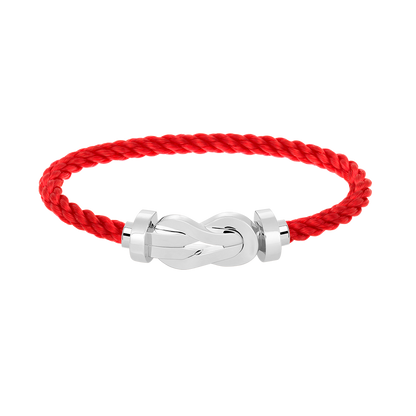 [LumiVibe]CHANCE LARGE 8 FIGURE BUCKLE NO DIAMOND BRACELET SILVER