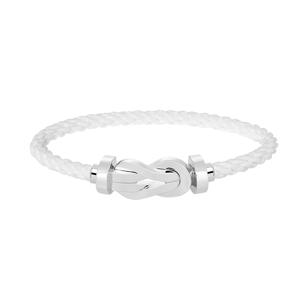 [LumiVibe]CHANCE LARGE 8 FIGURE BUCKLE NO DIAMOND BRACELET SILVER