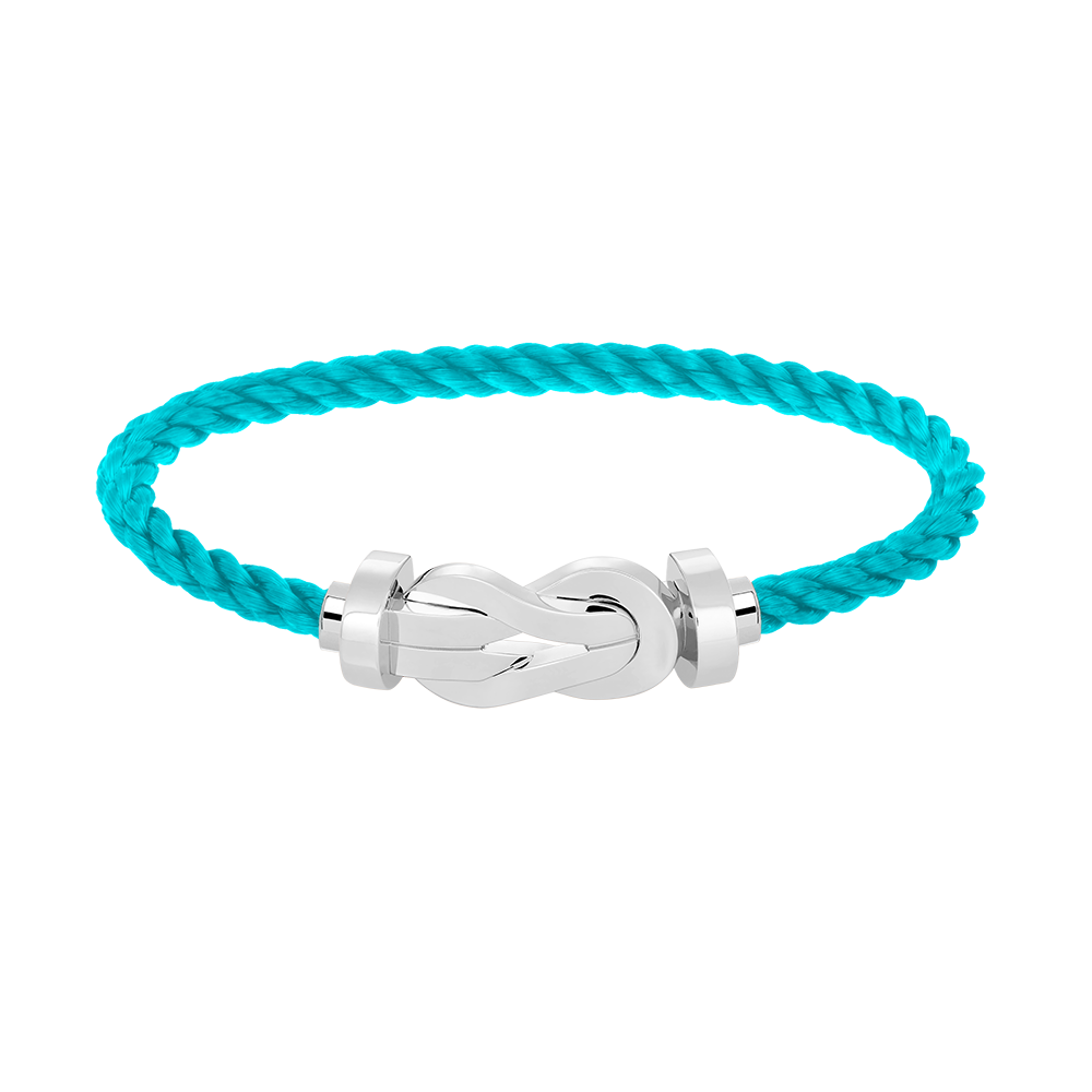 [LumiVibe]CHANCE LARGE 8 FIGURE BUCKLE NO DIAMOND BRACELET SILVER