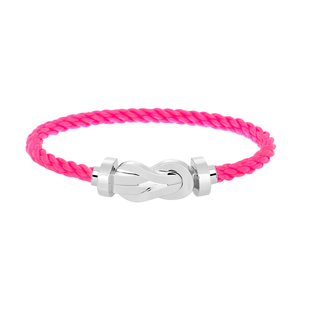 [LumiVibe]CHANCE LARGE 8 FIGURE BUCKLE NO DIAMOND BRACELET SILVER