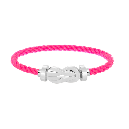 [LumiVibe]CHANCE LARGE 8 FIGURE BUCKLE NO DIAMOND BRACELET SILVER