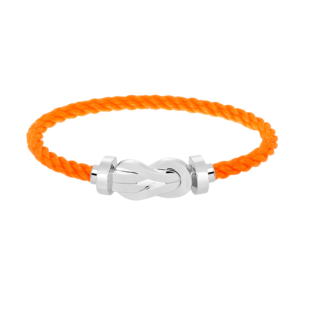 [LumiVibe]CHANCE LARGE 8 FIGURE BUCKLE NO DIAMOND BRACELET SILVER