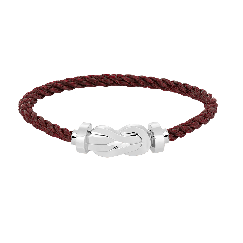 [LumiVibe]CHANCE LARGE 8 FIGURE BUCKLE NO DIAMOND BRACELET SILVER