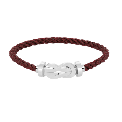 [LumiVibe]CHANCE LARGE 8 FIGURE BUCKLE NO DIAMOND BRACELET SILVER