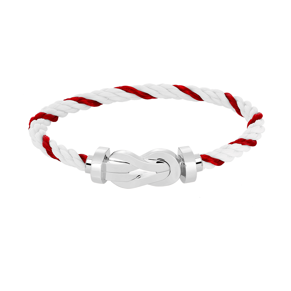 [LumiVibe]CHANCE LARGE 8 FIGURE BUCKLE NO DIAMOND BRACELET SILVER