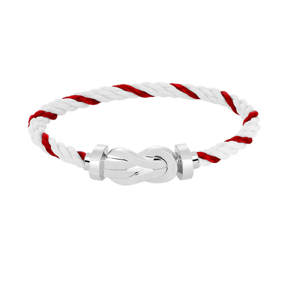 [LumiVibe]CHANCE LARGE 8 FIGURE BUCKLE NO DIAMOND BRACELET SILVER