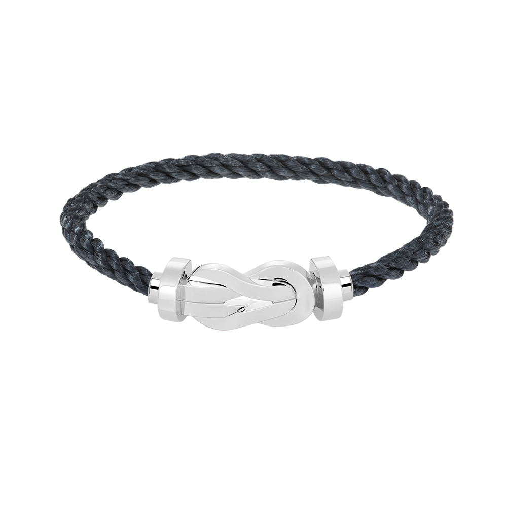 [LumiVibe]CHANCE LARGE 8 FIGURE BUCKLE NO DIAMOND BRACELET SILVER