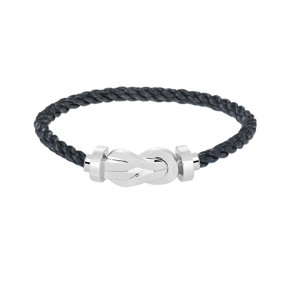 [LumiVibe]CHANCE LARGE 8 FIGURE BUCKLE NO DIAMOND BRACELET SILVER