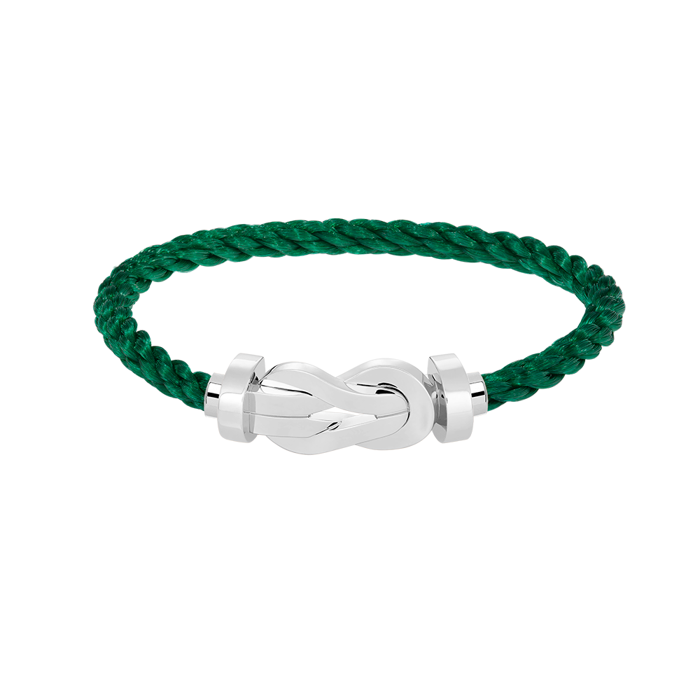 [LumiVibe]CHANCE LARGE 8 FIGURE BUCKLE NO DIAMOND BRACELET SILVER