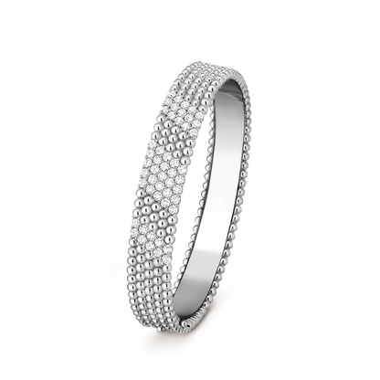 [LumiVibe]  FIVE-ROW DIAMOND BRACELET