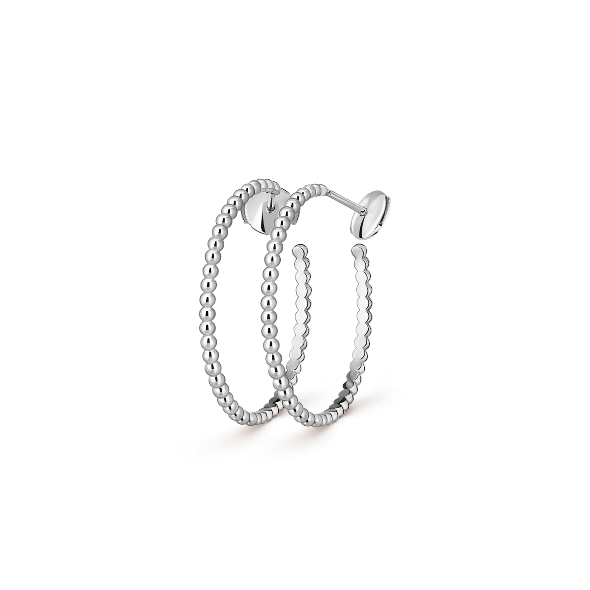 [LumiVibe] SMOOTH BEAD STUD EARRINGS