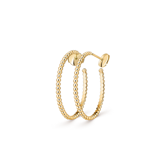 [LumiVibe] SMOOTH BEAD STUD EARRINGS