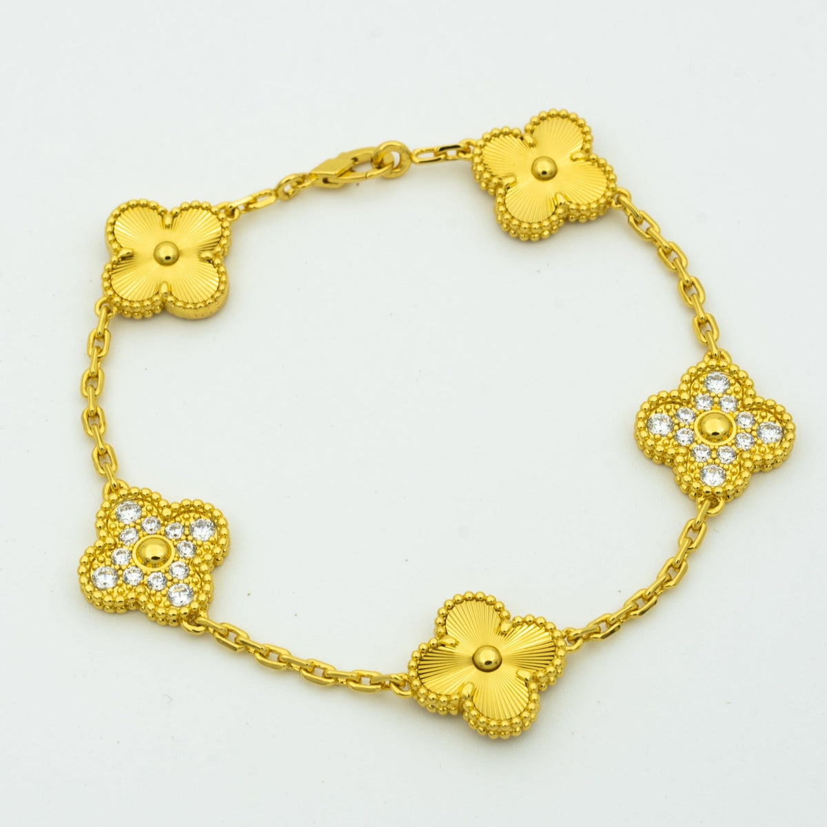 [LumiVibe] CLOVER 5 MOTIF LASER BRACELET COLLECTION