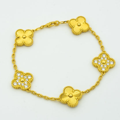 [LumiVibe] CLOVER 5 MOTIF LASER BRACELET COLLECTION