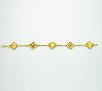 [LumiVibe] CLOVER 5 MOTIF LASER BRACELET COLLECTION