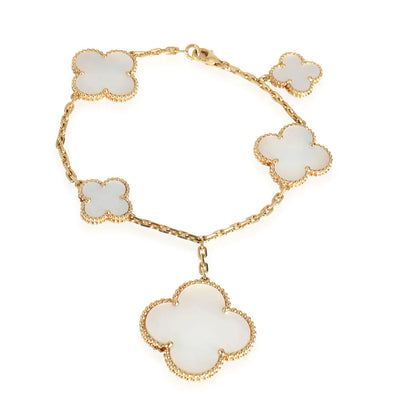 [LumiVibe]MAGIC CLOVER MOP GOLD BRACELET 5 MOTIFS