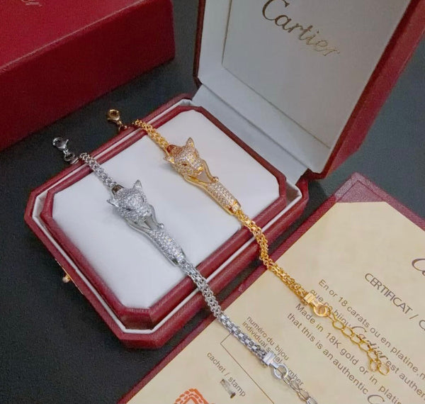 [LumiVibe Jewelry] PANTHERE  BRACELET DIAMONDS