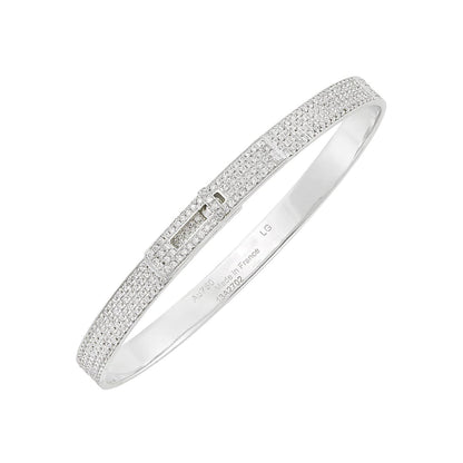 [LumiVibe]HM KELLY BRACELET IN SILVER AND FULL PAVE DIAMOND