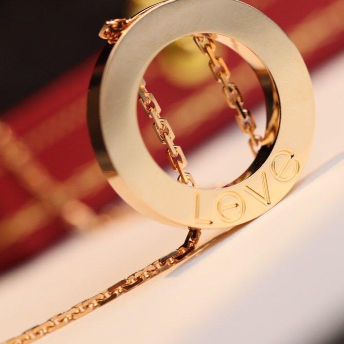 [LumiVibe]LOVE NECKLACE ADJUSTABLE ROSE GOLD