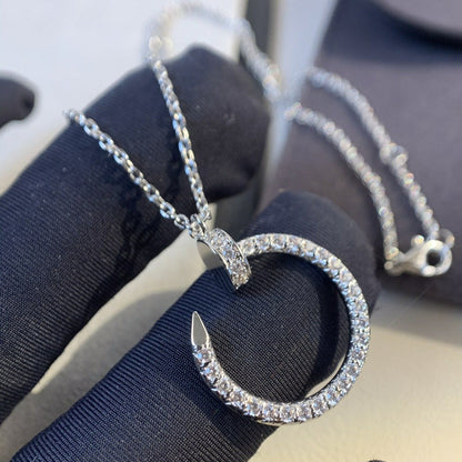 [LumiVibe]JUSTE NECKLACE SILVER DIAMONDS