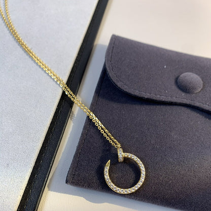 [LumiVibe]JUSTE NECKLACE GOLD DIAMONDS