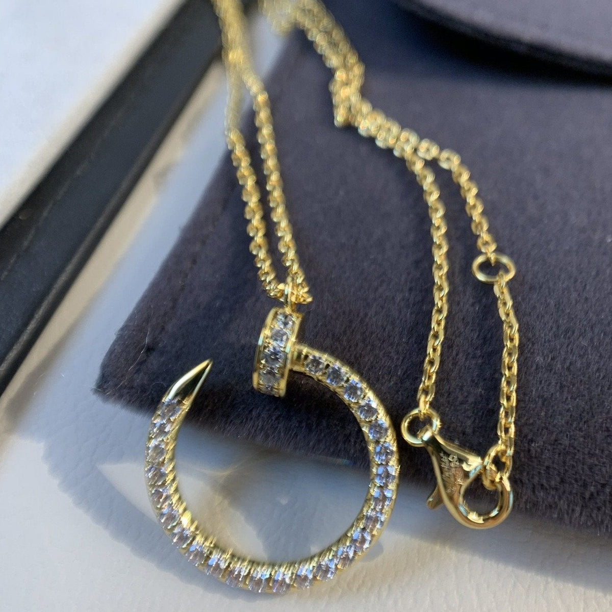[LumiVibe]JUSTE NECKLACE GOLD DIAMONDS