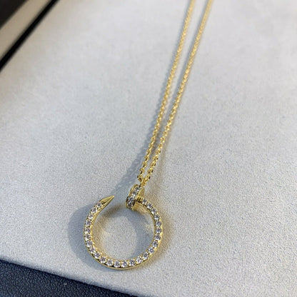 [LumiVibe]JUSTE NECKLACE GOLD DIAMONDS
