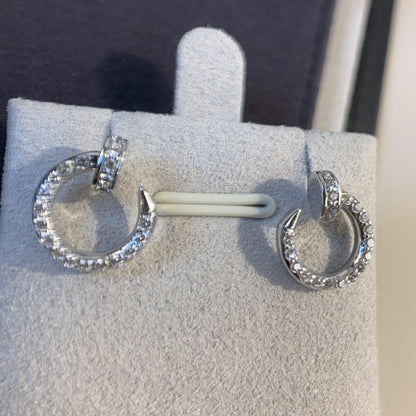 [LumiVibe]JUSTE EARRINGS SILVER DIAMONDS