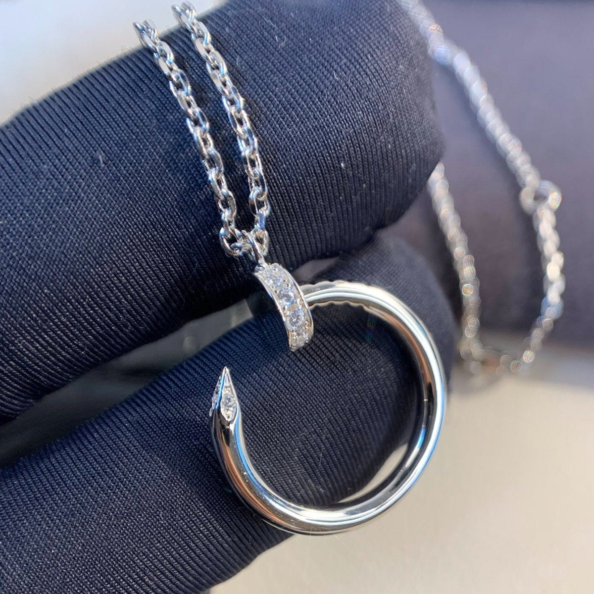 [LumiVibe]JUSTE NECKLACE SILVER